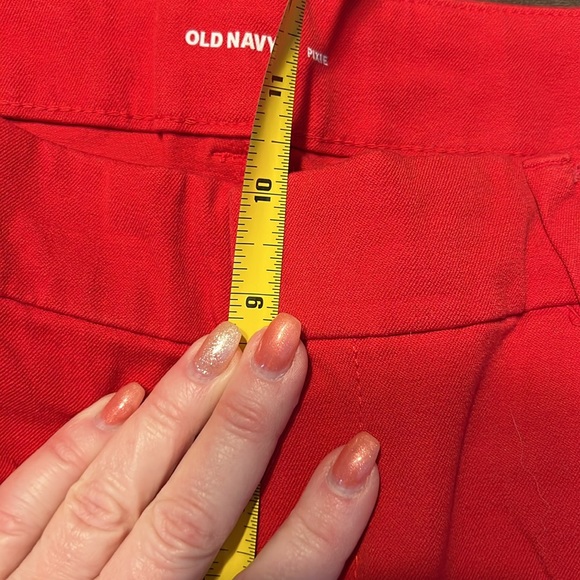 Old Navy pixie pants red 14 - Picture 6 of 7